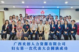 巾帼力量！广西多宝注册网（中国区）首页人力资源有限公司妇女第一次代表大会胜利召开